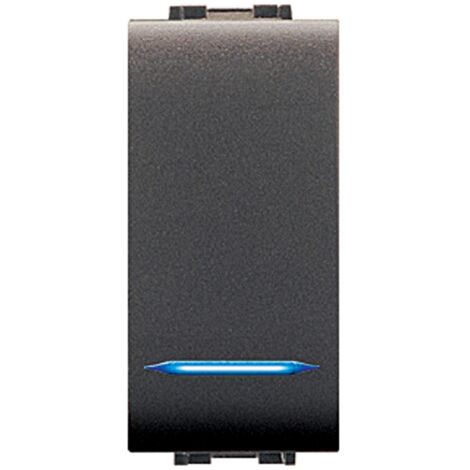 Elettrocanali Mylife 4012 interruttore unipolare con led compatibile Btcino