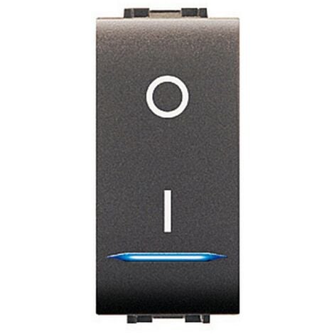 Elettrocanali Mylife 4015 interruttore bipolare con led compatibile Btcino