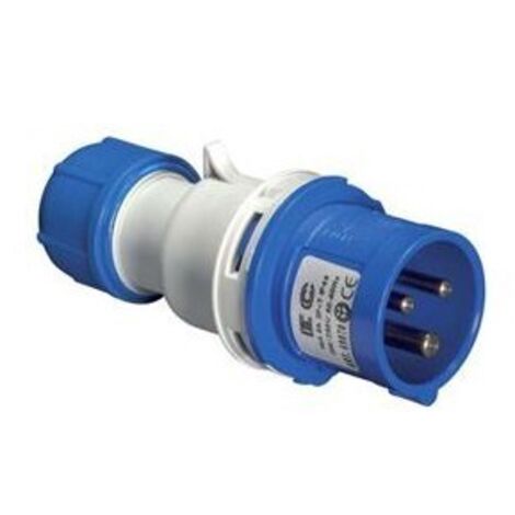 ELETTROCANALI - SPINA DRITTA IP44 220/240V 3P+T 32A