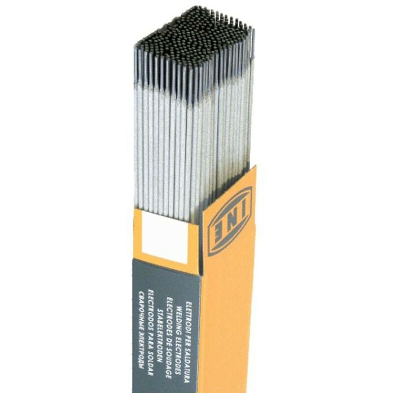 Image of Elettrodi rutilici 2 x 350 mm INE per saldatura ad arco bacchette rivestite in acciaio-saldatura mma-box da 375 pezzi