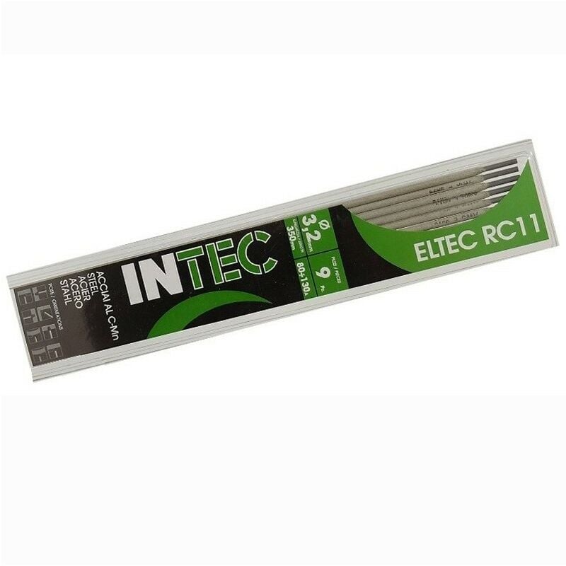 Image of INE - Elettrodi rutilici 3,2 x 350 mm-Bacchette per saldatura ad arco in acciaio-Bacchette rivestite-saldatura mma- blister 9 pezzi