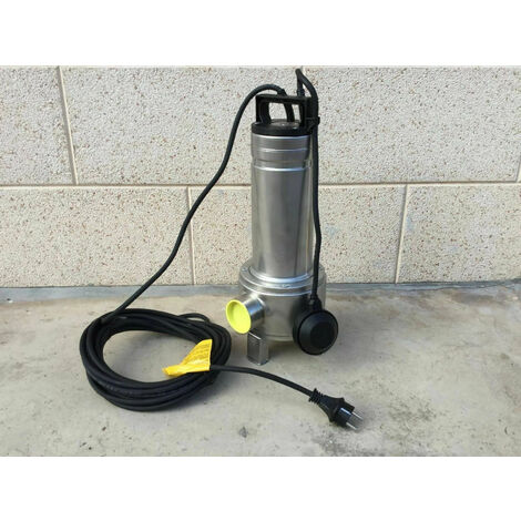 Elettropompa pompa per acque sporche 1,1 hp sommergibile portatile e automatica in acciaio inox LOWARA DOMO10VX