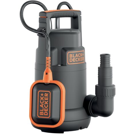 BLACK & DECKER ELETTROPOMPA SOMMERGIBILE PVC 'BXUP250PCE' 250 watt - 6000 litri/h