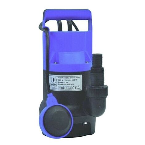 Trade Shop - Pompa Sommersa 550w Per Acqua Chiare Sporche Con Galleggiante  Immersione 11000l/h