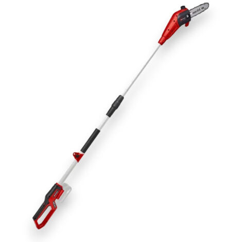 Elettrosega a batteria telescopica 18V con barra e perno raccogli catena 20 cm