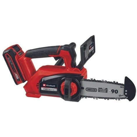 Einhell Professional Motosega da potatura a batteria 3,0 Ah. FORTEXXA 18/20 TH (1 x 3,0 Ah) Power X-Change (18 V, motore senza spazzole, barra e catena OREGON e caricabatteria