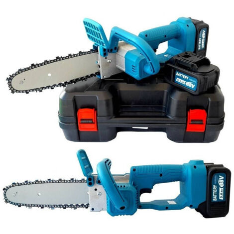Elettrosega Sega Elettria Batteria Cordless 21 V 5.0ah Lama 20 Cm + Valigia