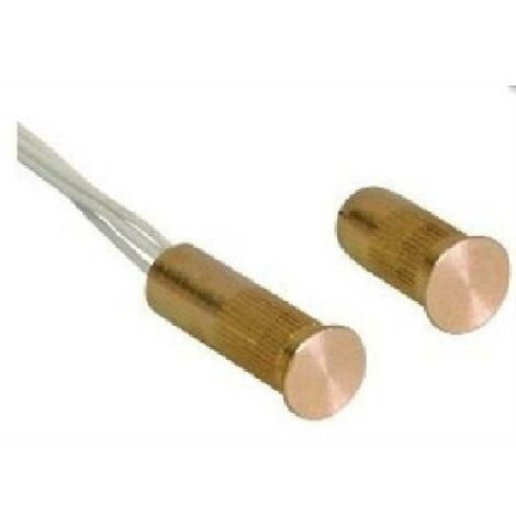 Elettroservice contatto magnetico cilindro corto in ottone me414ctf