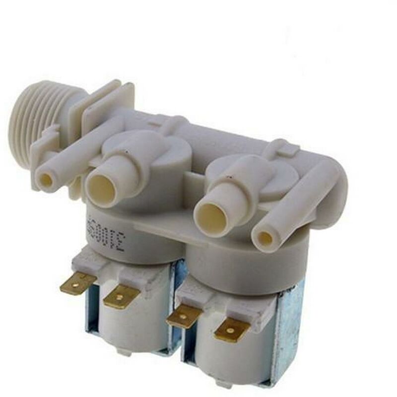 Hotpoint Ariston - Elettrovalvola 2 vie 90° diam 10 mm - Lavatrice - ariston hotpoint - 2245525053429512154