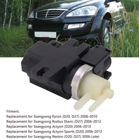 Elettrovalvola convertitore di pressione 30618057 6655403897 Modulatore di vuoto, elettrovalvola convertitore di pressione 30618057 Ricambio per Ssangyong Kyron D20 D27 2006-2010