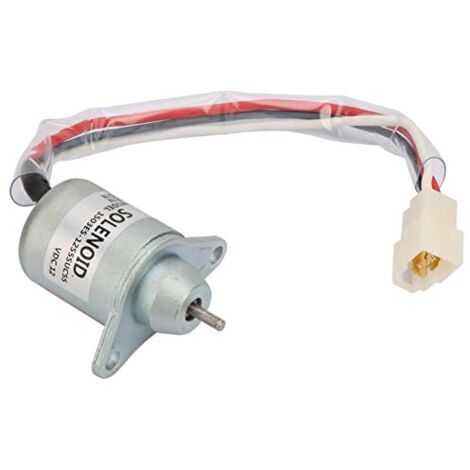 Elettrovalvola di arresto motore diesel a 12 V, elettrovalvola di arresto motore diesel a 12 V, kit di sostituzione 1503ES-12S5SUC5S Elettrovalvola di arresto motore diesel a 12 V