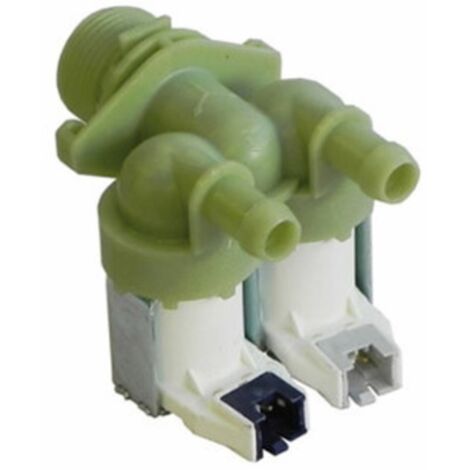 ELETTROVALVOLA DOPPIA 2 VIE LAVATRICE CANDY 41018989 HOOVER ATTACCO CONNETTORI