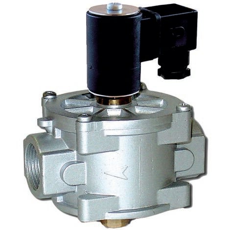 FERRARI SRL Elettrovalvola gas a riarmo manuale normalmente chiusa 500mbar 1”1/4-160mm con bobina