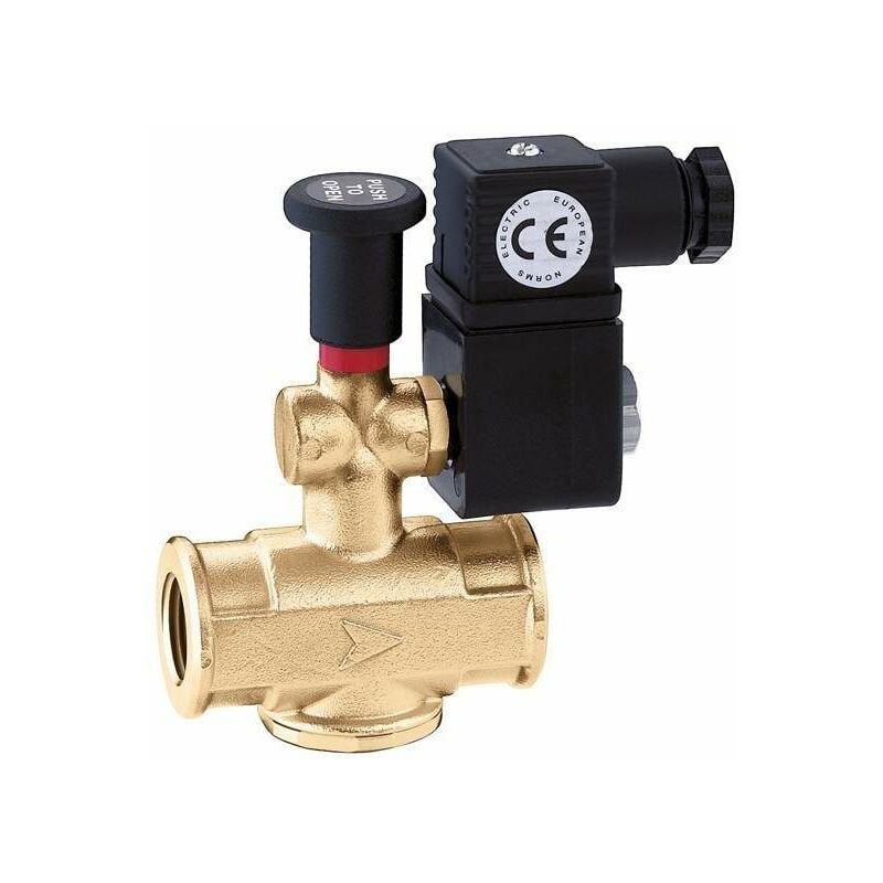 Caleffi - Elettrovalvola gas normalmente aperta 8540 1/2' - 230V