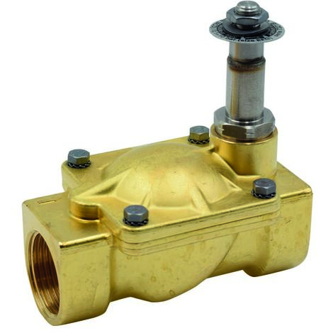 Elettrovalvola per acqua Parker normalmente aperto 1/2" pressione differenziata 0,10/20bar