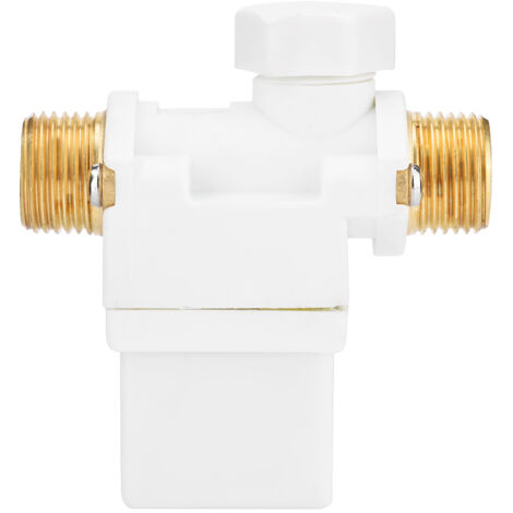 Elettrovalvola solare 12V DC G1/2" per acqua, normalmente chiusa (N/C)