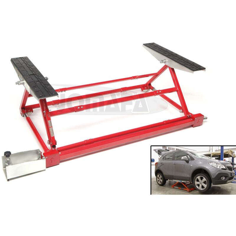 

Jomafa - ELEVADOR DE COCHE PORTATIL BASCULANTE Y AJUSTABLE , 1500KG ELEVACIîN