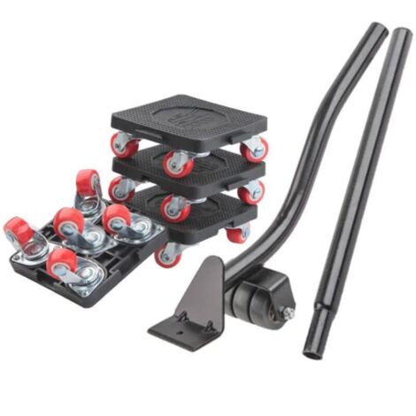 Elevador de muebles pesados ​​con rueda giratoria de 360 ​​grados, ideal para mover muebles pesados, refrigeradores, sofás, etc.