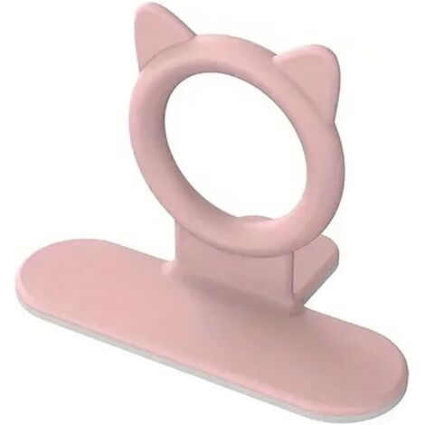 Elevador de tapa de inodoro, asa de silicona, accesorios de baño, abridor de tapa de inodoro, asiento de inodoro antideslizante (rosa)