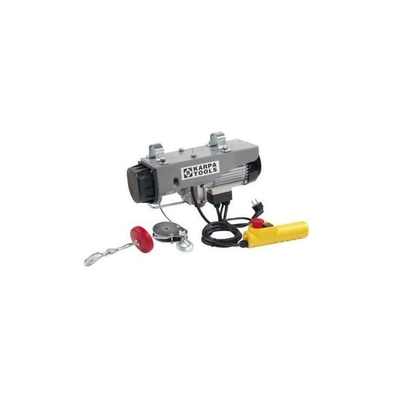 

Polipasto Electricista 980W 200-400Kg 18Mt Cable Acero 18Mt Kt