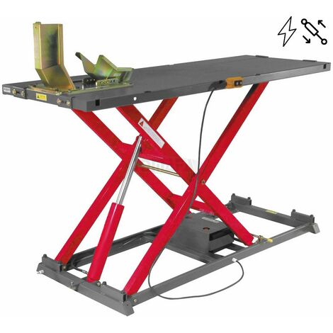 ELEVADOR ELECTRICO ELETROHIDRAULICO DE MOTOS 900 KILOS