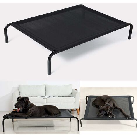 Elevated Dog Bed Portable Cooling Pet Sleeping Bed Waterproof Outdoor Raised Camping Pet Breathable Mesh Pet Bed Mat Dog Cot Sleep Bed