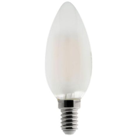 Elexity - Ampoule led filament dépoli flamme 4W E14 400 lumens