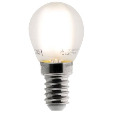 Elexity - Ampoule led filament dépoli sphère 4W E27 400 Lumens