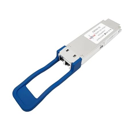 Elfcam - 40G QSFP+ LR4 Transceiver Module - QSFP+ 40GBASE-LR4 4x10CWDM 10km, Lot de 1