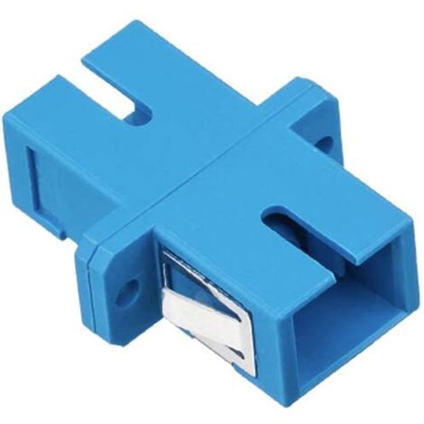Elfcam® - Adaptateur/Coupleur pour Fibres optiques SC/UPC Monomode Simplex, Lot de 1