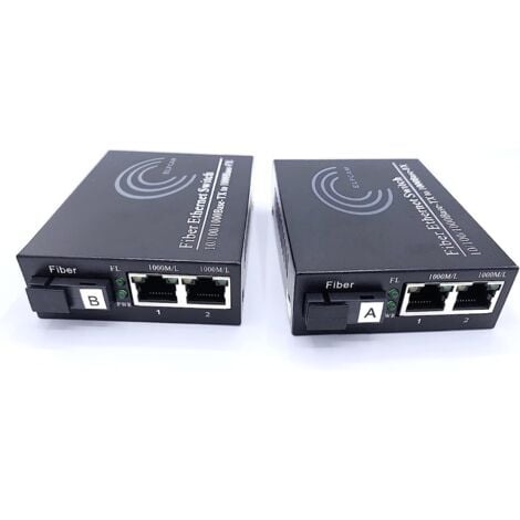 ELFCAM 2× SFP-Ports + 2× RJ45-Ports, bis zu 20 km – Inkl. SFP-Modul