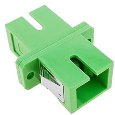 Elfcam - Lot de 5 Adaptateurs/Coupleurs SC/APC pour Fibre Optique - Simplex Monomode, Haute Précision