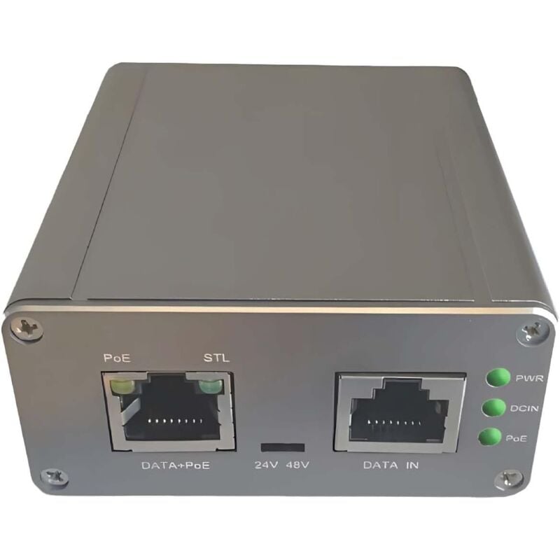 PoE Injecteur 2,5Gb pour Starlink Gen 3, PoE Injector 150W pour Câble Ethernet Starlink avec Protection Contre Les Surtensions 6KV (10/700us), Entrée