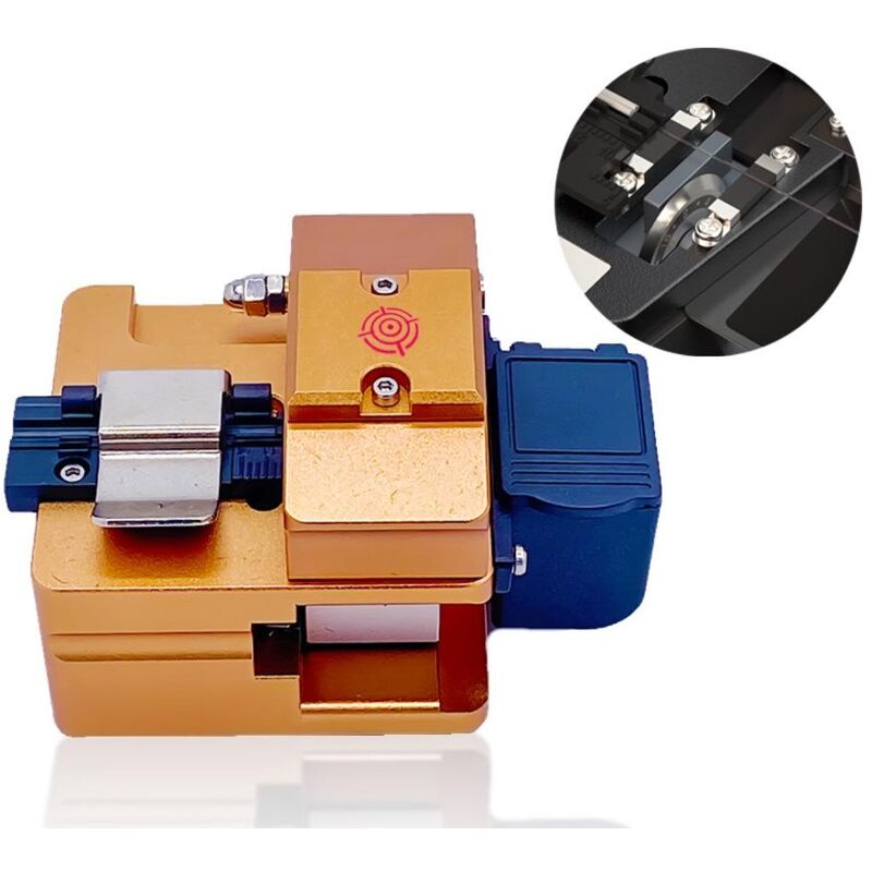 Elfcam - Cliveuse de Grande Précision avec 16 Points de Coupe et 48,000 Fentes pour Découpeuse/Cleaver Fibre Optique et Soudeuse à Fibre Optique