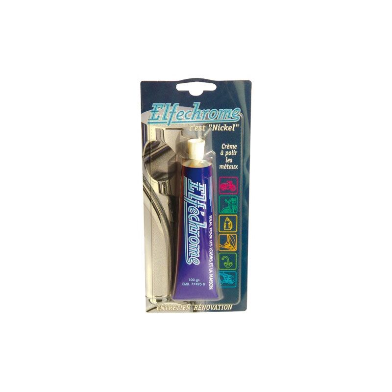 ELFECHROME - Elfechrome crème à polir métaux tube 100g