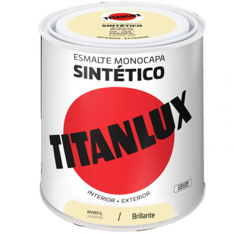 Elfenbeinfarbener Emaillelack 750ml 528 Titanlux