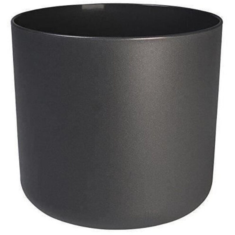 Elho - 2054211 brussels douce pot de fleur ronde anthracite 35 x 35 x 20 cm