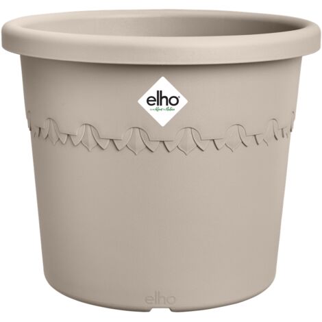 Elho Algarve Cilindro 40 - Beige - Ø 40 x H 33 cm - extérieur - 100% recyclé