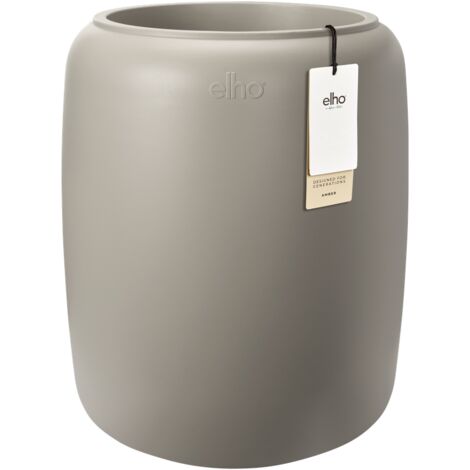 Elho Amber Beads Medium 40 - Beige - L 39 x B 39.2 x H 48 cm - intérieurextérieur - 100% recyclé