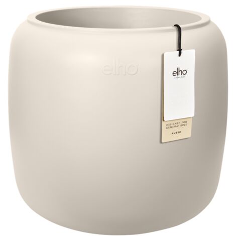 Elho Amber Beads Small 40 White Fioriera Rotondo