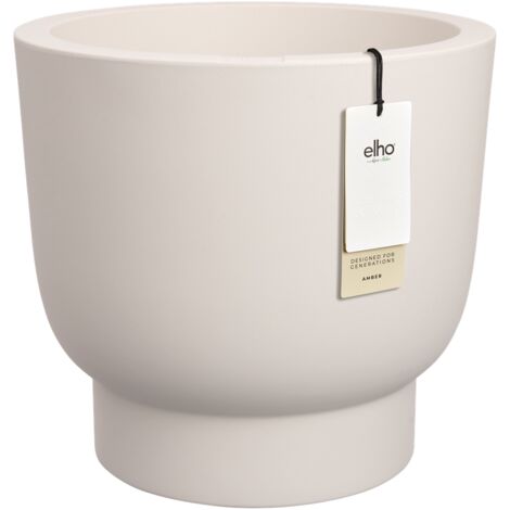 Elho Amber Grail 58 - Blanc - Ø 58 x H 55 cm - intérieurextérieur - 100% recyclé