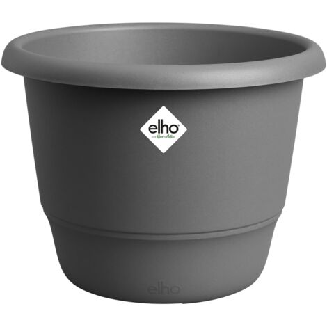 Elho Amiga Round 55 Anthracite Vaso Rotondo