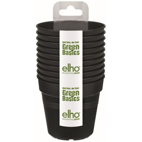 Elho Anzuchttopf Green Basics schwarz Ø 7,5cm Anzucht