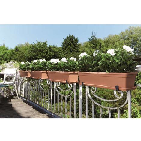Elho Balconiera Green Basics - Beige Naturale - 80 cm