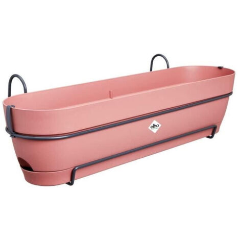 ELHO Balconniere Vibia Campana - Plastique - Réservoir - 70 x 26 x H17,7 cm - Rose Poussiere