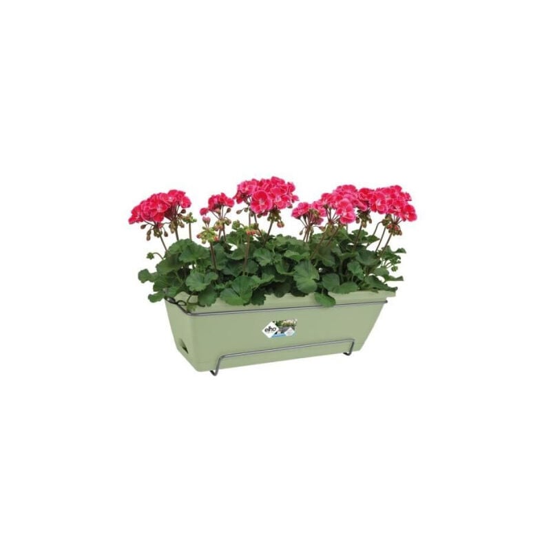 Barcelona Balconniere Allin1 50 - Vert - l 50 x b 28 x h 19 cm - Balconextérieur - 100% recyclé - Elho