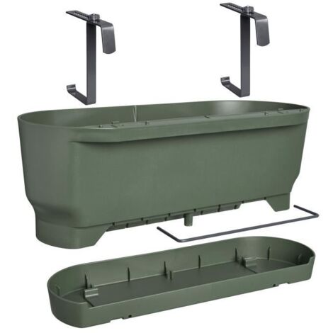 ELHO ? BLUMENTOPF ? GREENVILLE EASY BALCONY 52 ? BLATTGRÜN ? BALKON ? L 21,2 X B 52 X H 19,4 CM 3081805236000