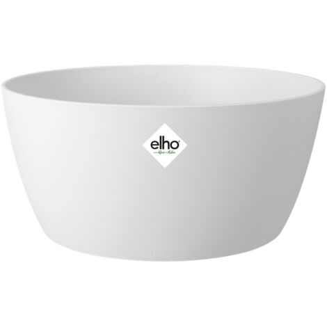 Elho Brussels Bowl 23 White Vaso Rotondo