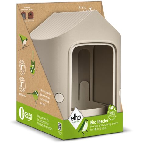 Elho Cosy Bird Feeder 18 Beige fungo  Varie forme