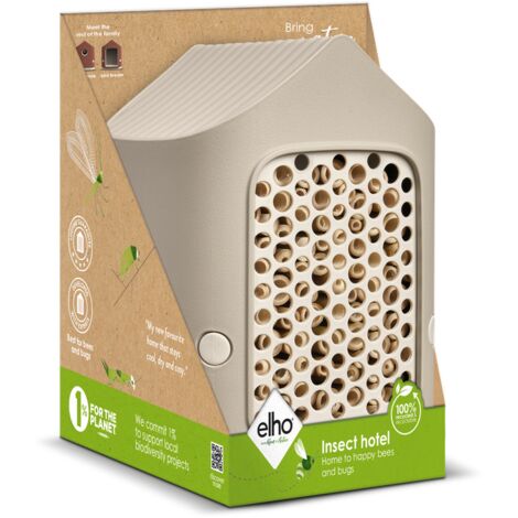 Elho Cosy Insect Hotel 18 Beige fungo  Varie forme